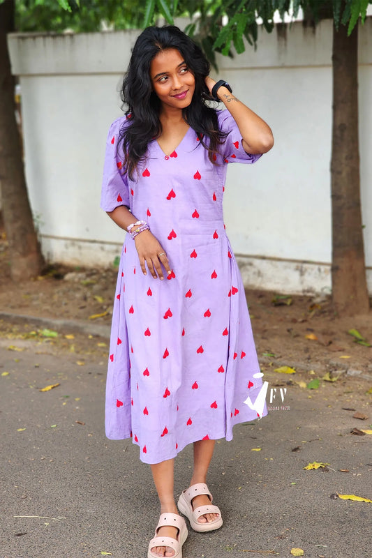 Love Spell Cotton Midi Dress