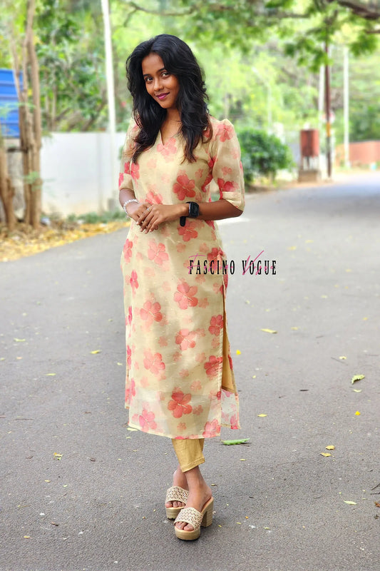 Rosy Glow Ethnic Kurta