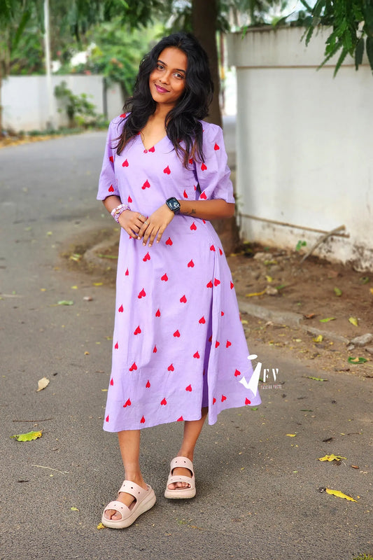 Love Spell Cotton Midi Dress
