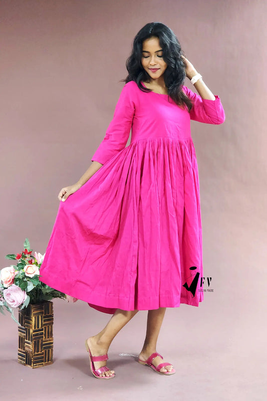 Pink Delight Twirl Dress